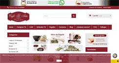 Desktop Screenshot of cafetearte.es